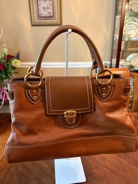 Marc Jacobs Espresso Guinevere “Doctors Bag” EUC.